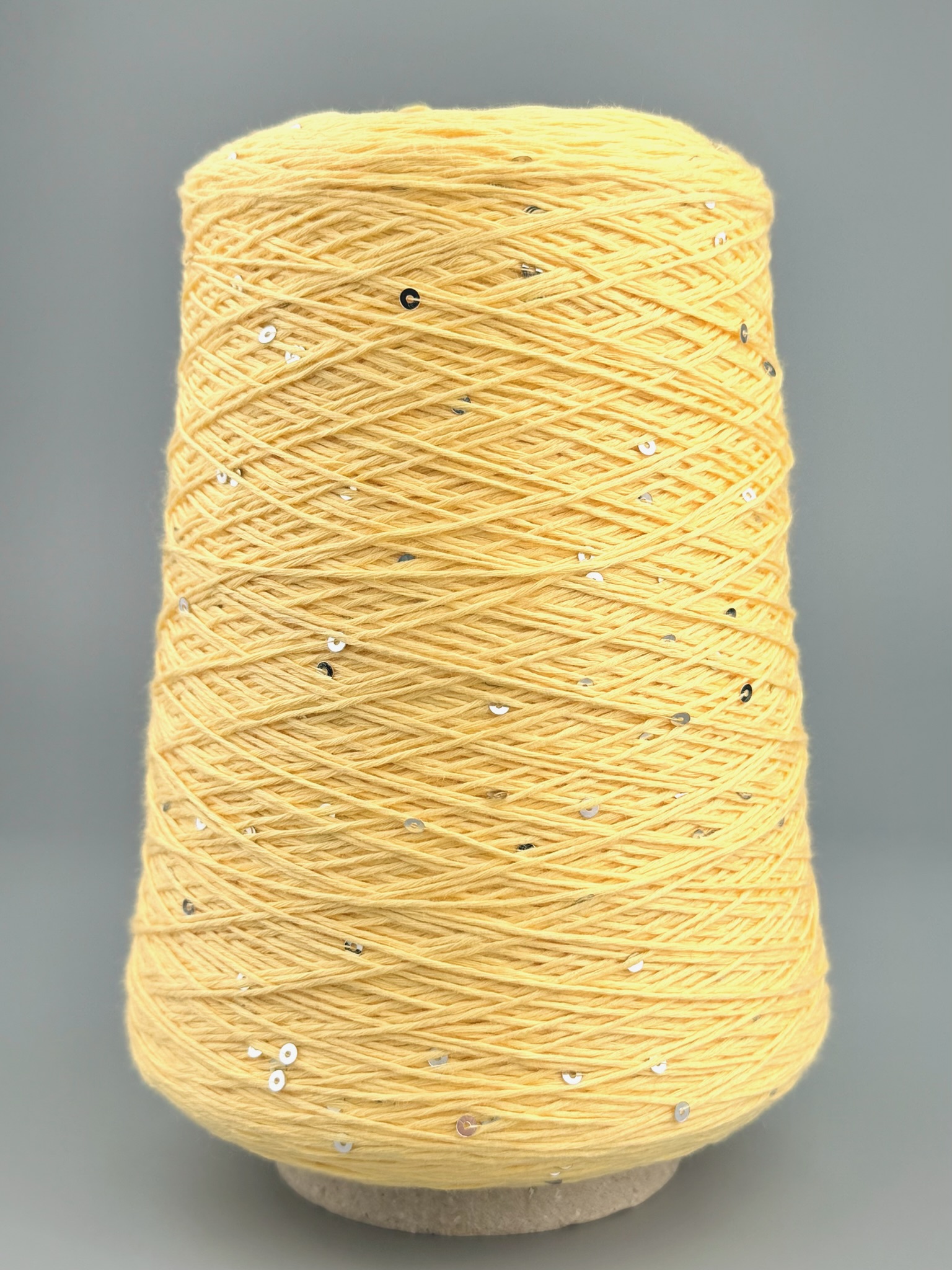 Primavera (Paillettes) 420m/100 g – 100% Coton Pima col. Jaune chaud photo 2